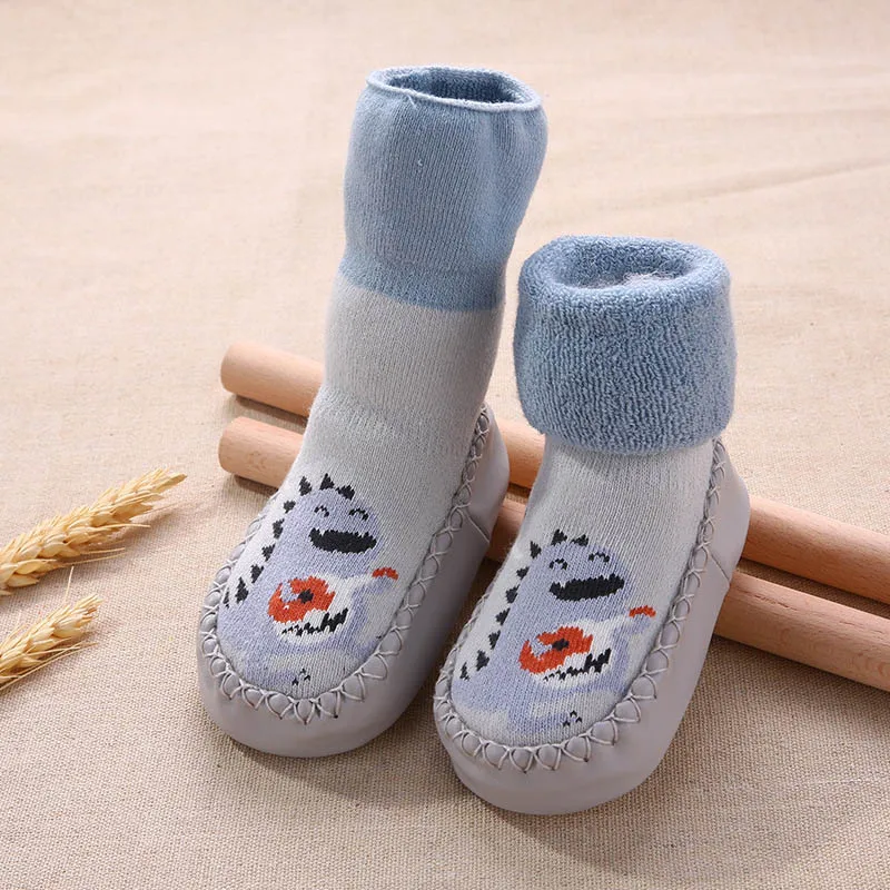 Botitas de goma polar antideslizantes para bebé en invierno - imagen 4