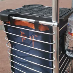 Carro de la compra plegable con ruedas cubierta para comestibles