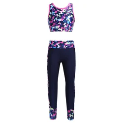 Conjunto de ballet para niña adolescente con top y leggings