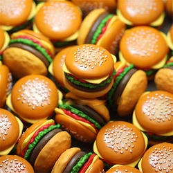 Mini hamburguesas de juguete para casa de muñecas