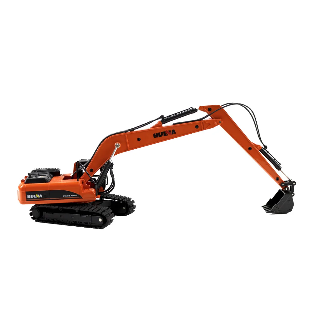 Huina excavadora infantil de brazo largo de metal, juguete - imagen 2