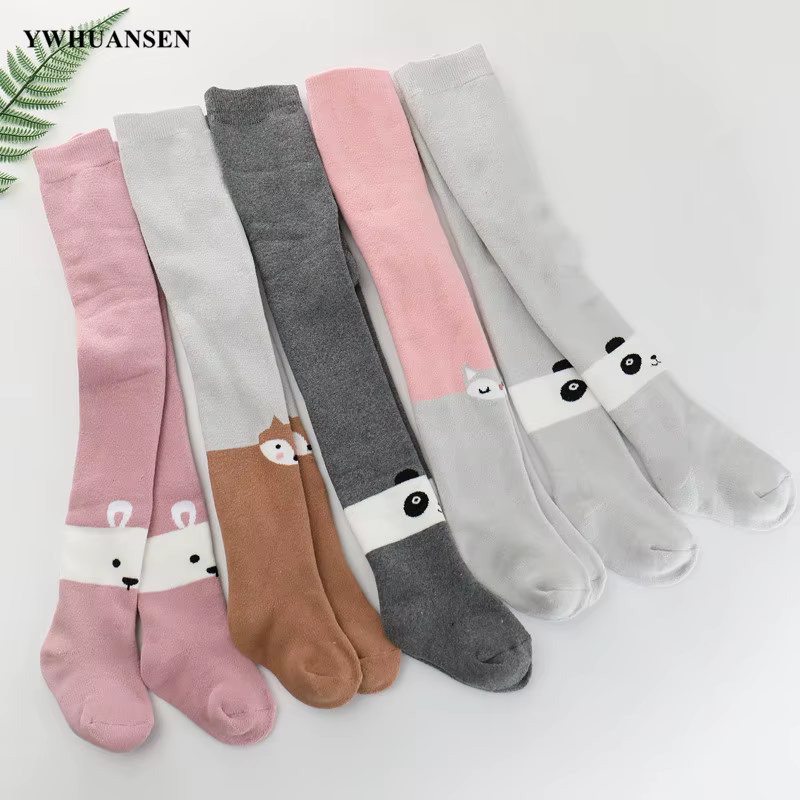 YWHUANSEN Calcetines de algodón con panda y zorro para niños 0-4 años - imagen 2