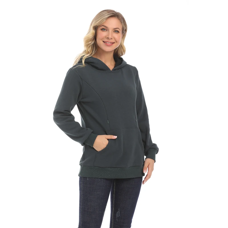 Jersey premamá térmico con capucha para el invierno - imagen 3