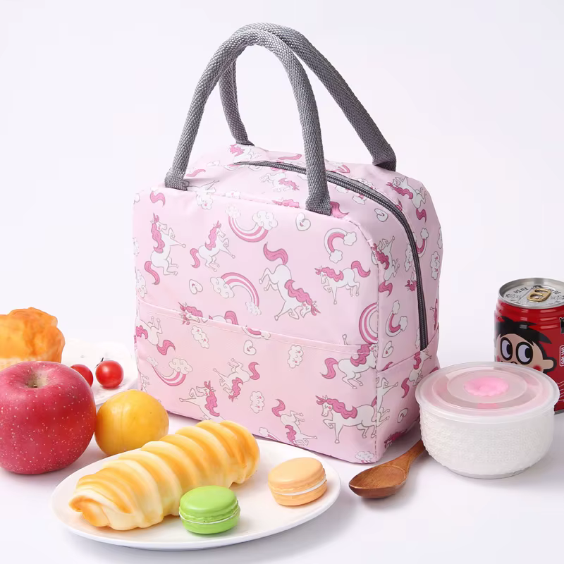 Bolsa de almuerzo aislada - diseño de moda para niños - imagen 3
