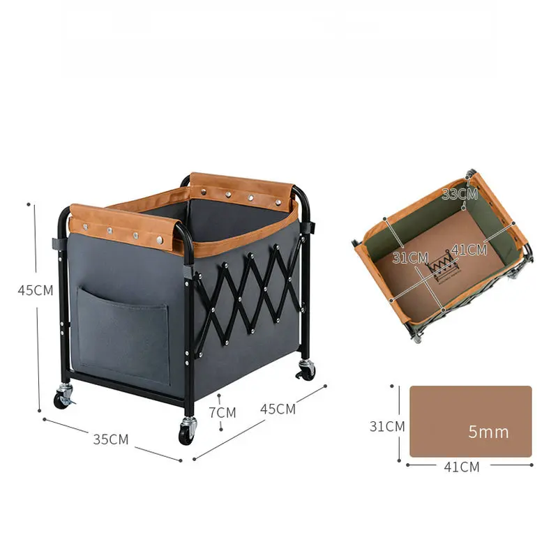 Cesta de almacenamiento plegable para cuarto infantil – Organizador práctico - imagen 3