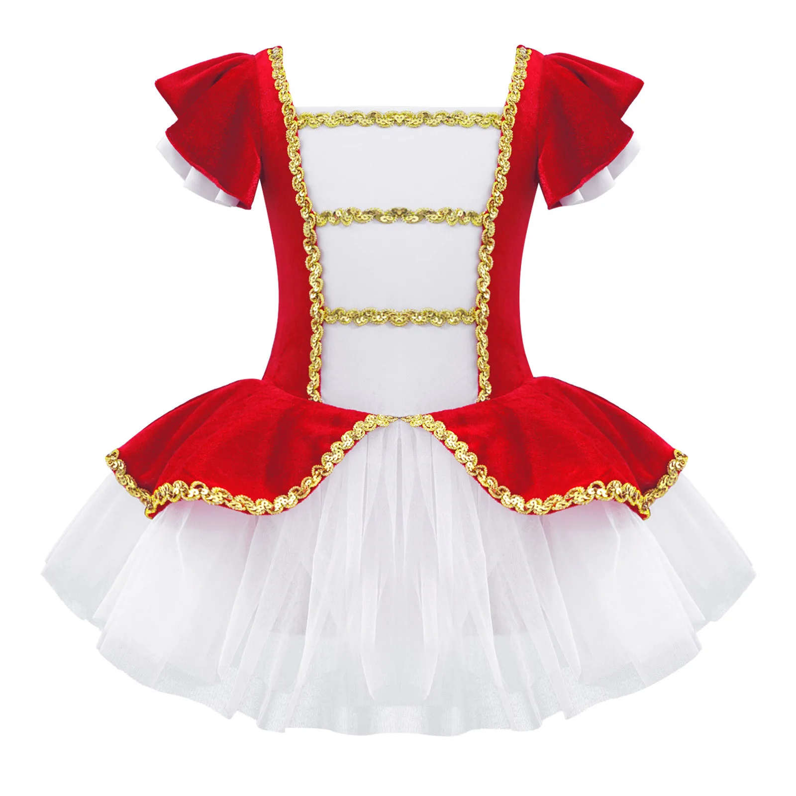 Disfraz de circo para niña con vestido ballet y tutú en malla - imagen 3