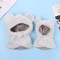 Ropa para muñecas Idol: capa con capucha de oso – hecha a mano