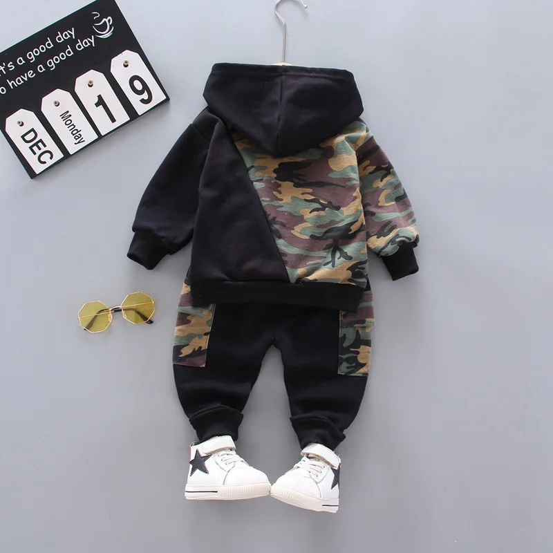 Conjunto infantil de punto con capucha y pantalones - Primavera/Otoño - imagen 4