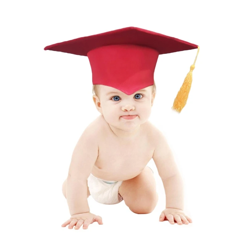 Gorro de graduación para recién nacido en fotos de guardería - imagen 4