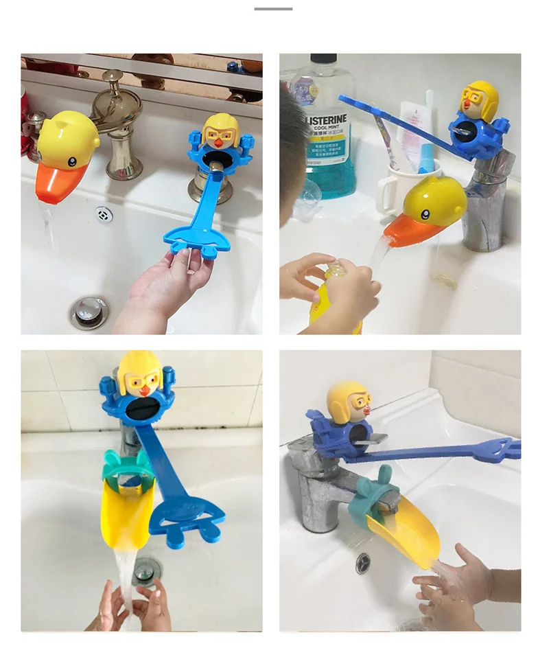 Extensor grifo niños – Lava manos sin salpicaduras - imagen 2