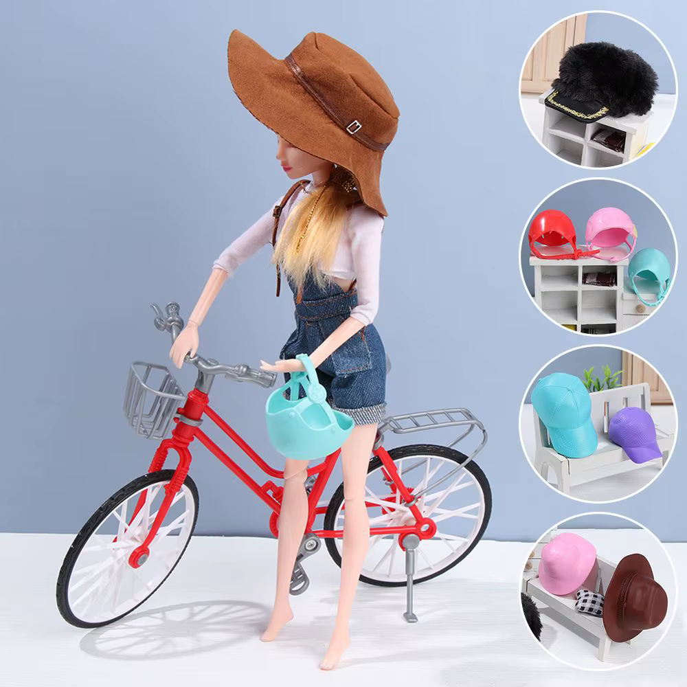 Sombrero vaquero para muñecas en miniatura