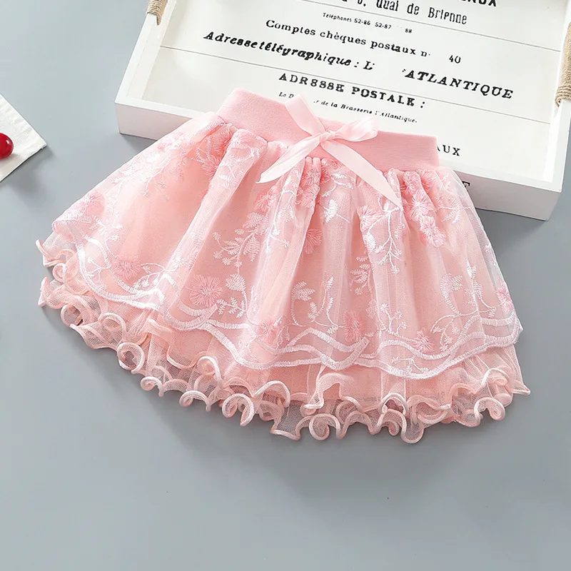 Falda tutú de malla para niñas estilo princesa, todo el año - imagen 5