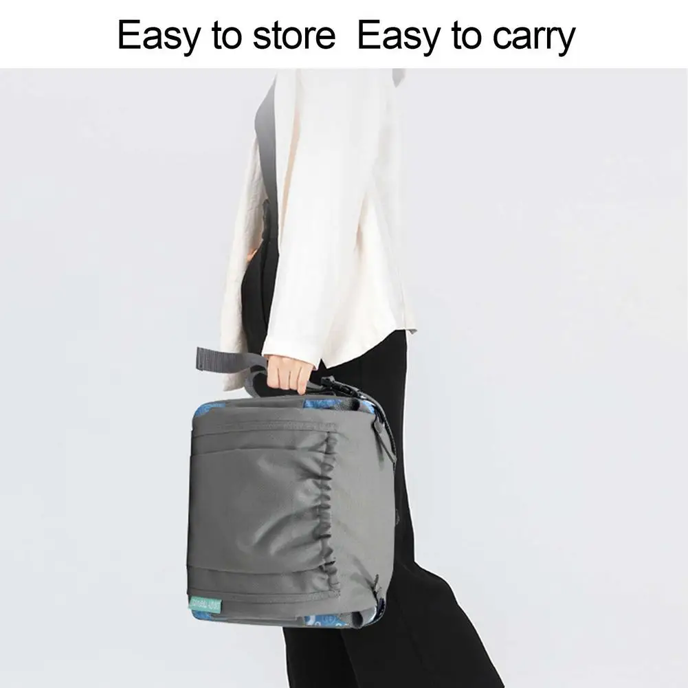 Silla alta portátil para bebé con tela Oxford impermeable y segura - imagen 4