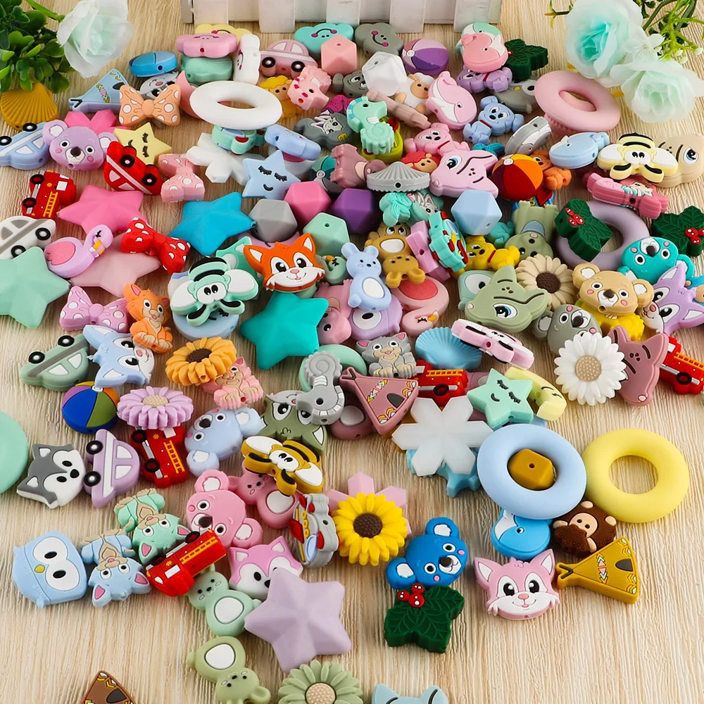 Abalorios de animales en silicona para manualidades infantiles - imagen 5