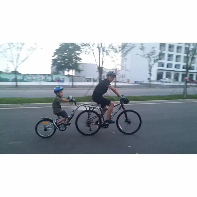 Remolque infantil para bici 20 pulgadas – Tándem ligero de aluminio - imagen 3