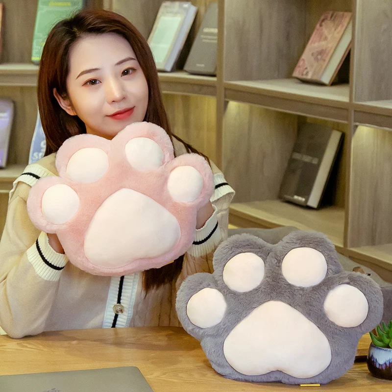 Cojín de peluche con forma de pata animal para silla - imagen 3