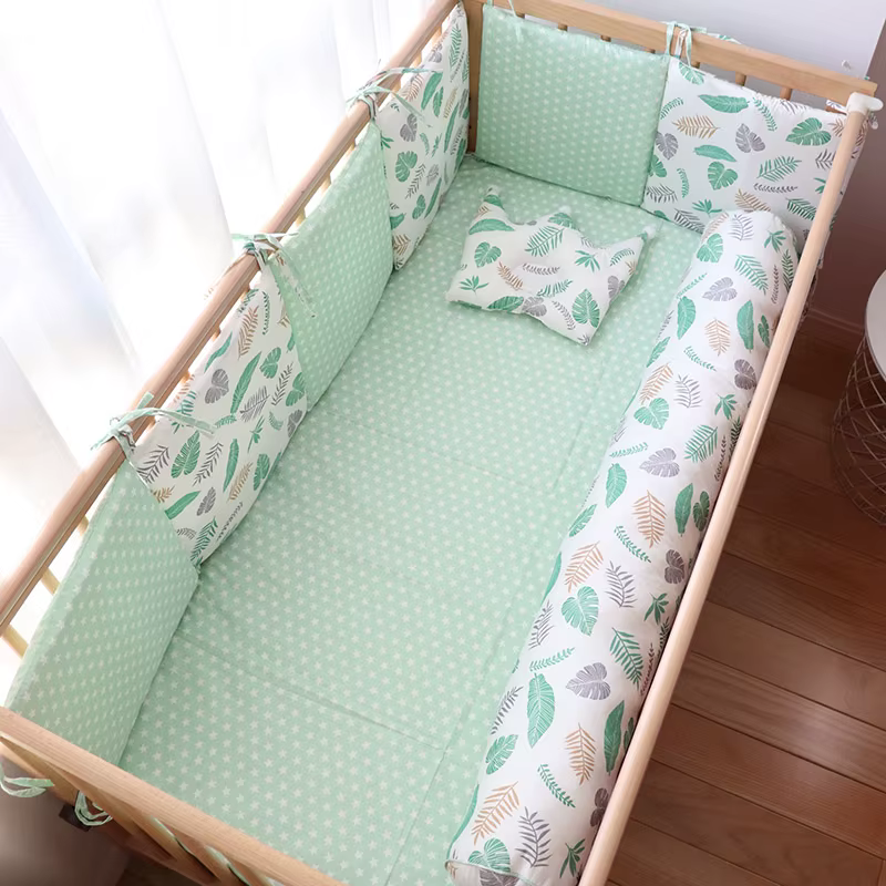 Protector de cuna grueso y suave para bebé - Decoración nórdica - imagen 4