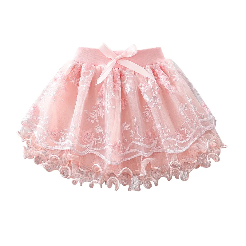Falda tutú de malla para niñas estilo princesa, todo el año - imagen 3