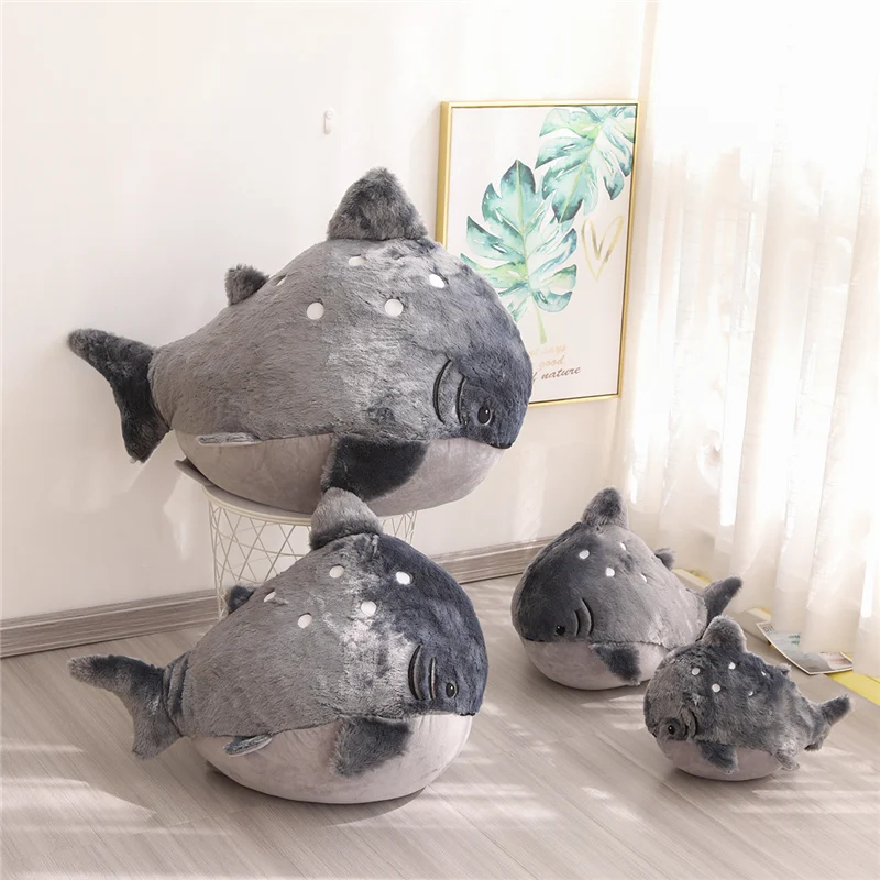 Almohada de peluche tiburón para dormir y abrazar