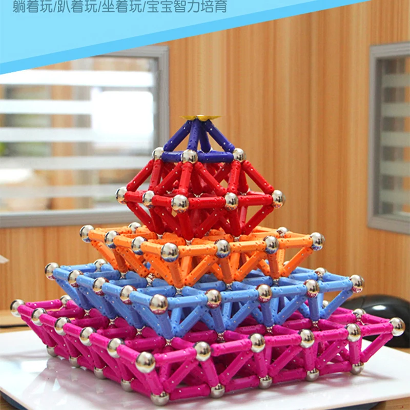 Bloques magnéticos educativos – Juego de construcción para niños - imagen 3