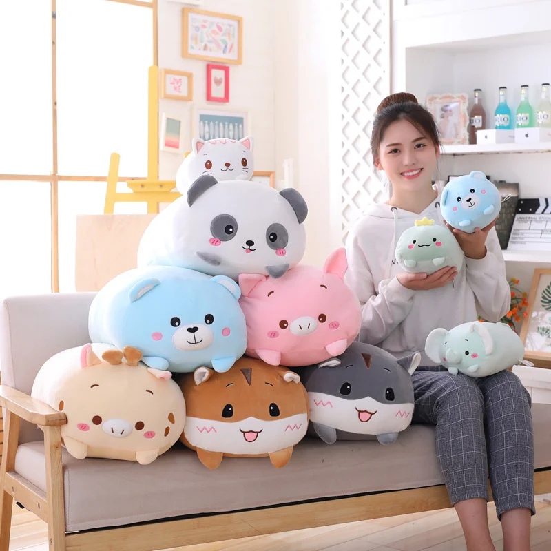 Peluche almohada de regalo animales suaves de dibujos animados - imagen 3