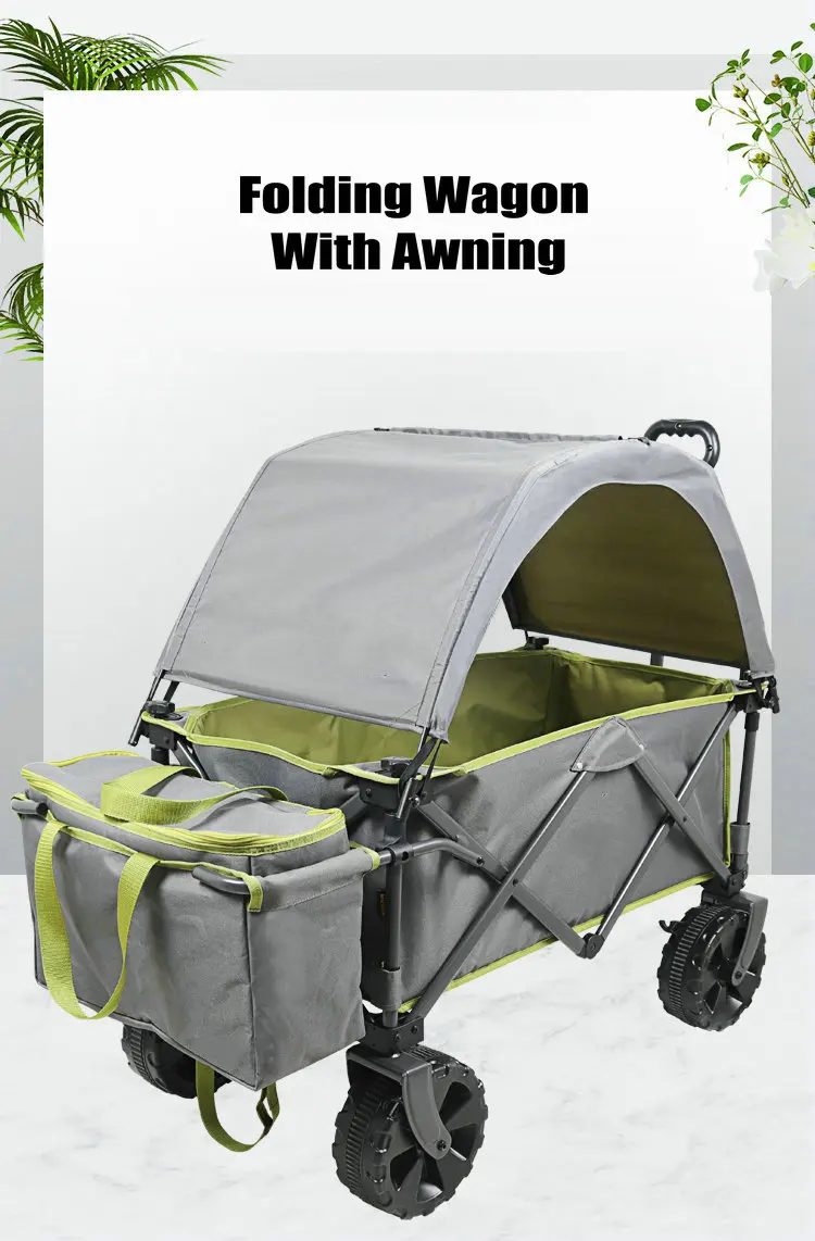 Carro plegable al aire libre con toldo
