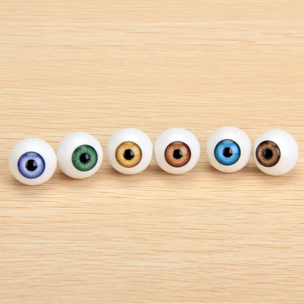 Ojos de muñeca acrílicos redondos para manualidades de niñas - imagen 4