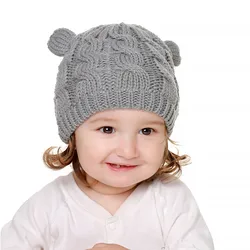 Conjunto guantes gorro y bufanda para bebé – Gris 0-3m
