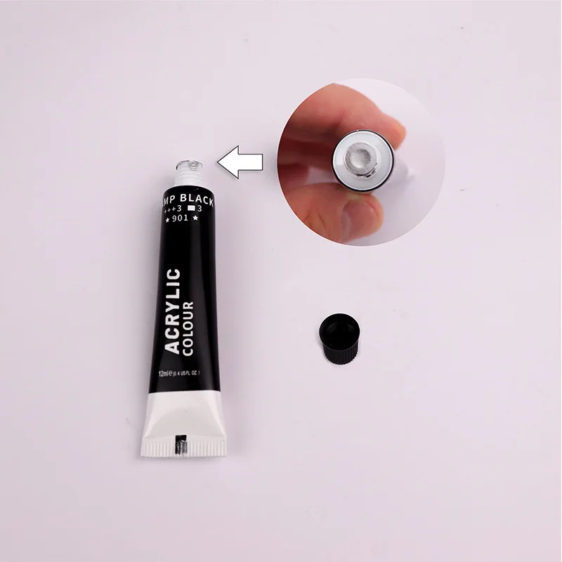 Set de pinturas acrílicas para niños con pinceles – 12 o 24 colores - imagen 5