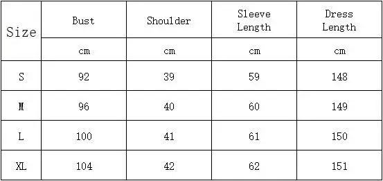 Tabla de tallas