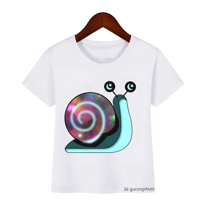 Camiseta infantil con divertido estampado de caracol - imagen 2