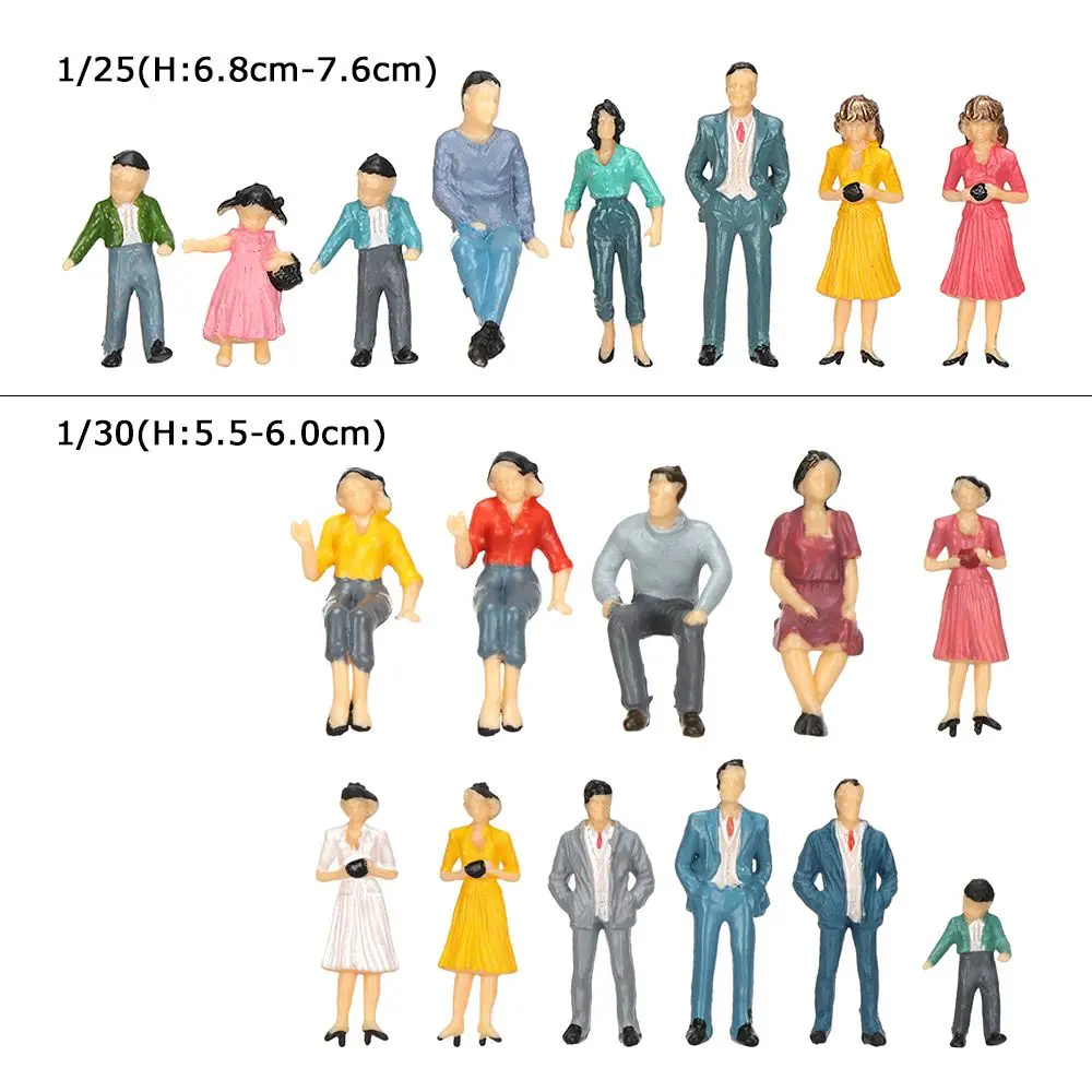 Figuras miniaturas de plástico ABS para niños – Modelos a escala 1:50-1:200 - imagen 3