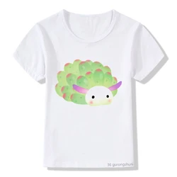 Camiseta verano unisex con estampado de dibujos animados