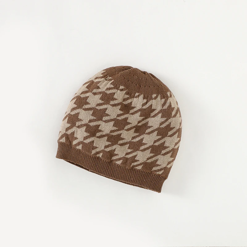 Pelele de algodón pata de gallo para recién nacido con gorro - imagen 4