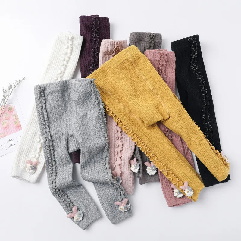 Medias y pantimedias para niñas de otoño e invierno cálidas