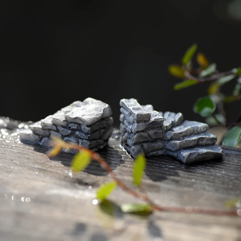 Jardin de hadas miniatura estatuillas en resina para escaleras - imagen 3