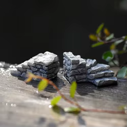 Jardin de hadas miniatura estatuillas en resina para escaleras