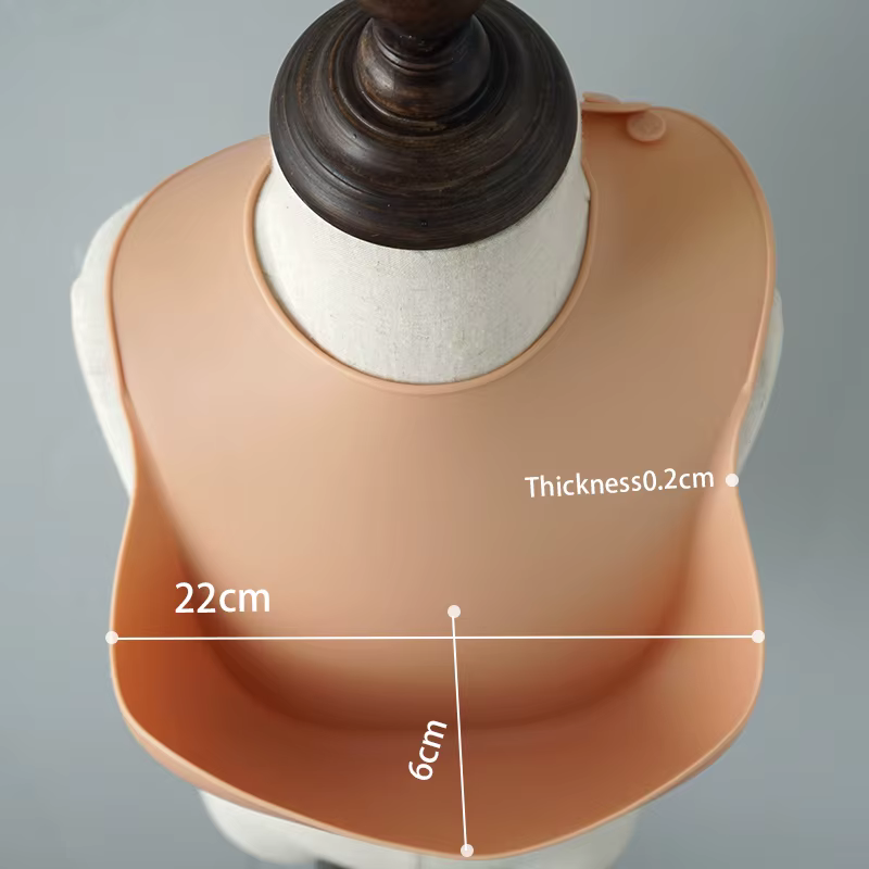 Babero de silicona para bebé: bandana impermeable y cómodo - imagen 5