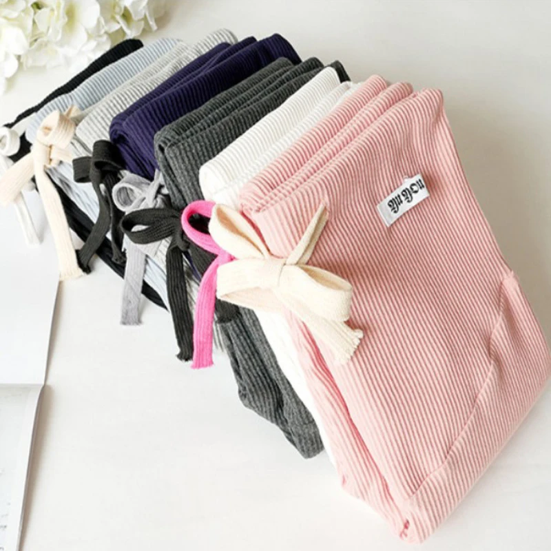 Leggings de maternidad de algodon con cintura ajustable para embarazo - imagen 5