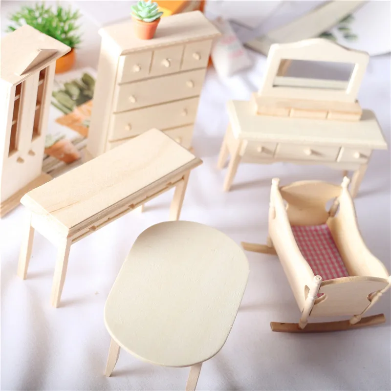 Detalle de muebles en miniatura