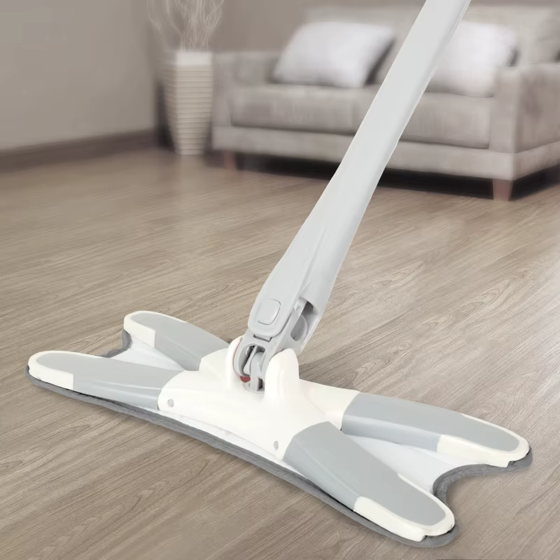 Fregona de microfibra con sistema de escurrido automático