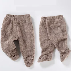 Pantalón sherpa polar para bebé – Cálido para el invierno