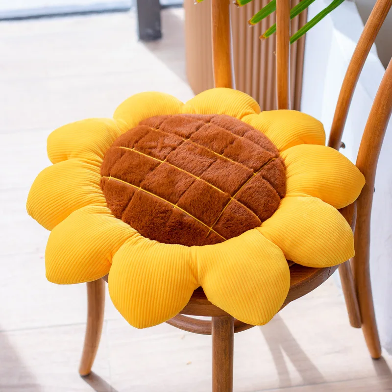Peluche cojín girasol para sofá y sillita infantil - imagen 4