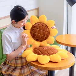 Peluche cojín girasol para sofá y sillita infantil