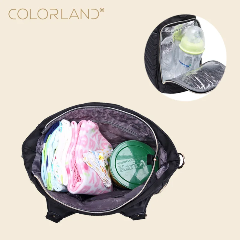 COLORLAND Bolsa de pañales impermeable para cochecito - imagen 4