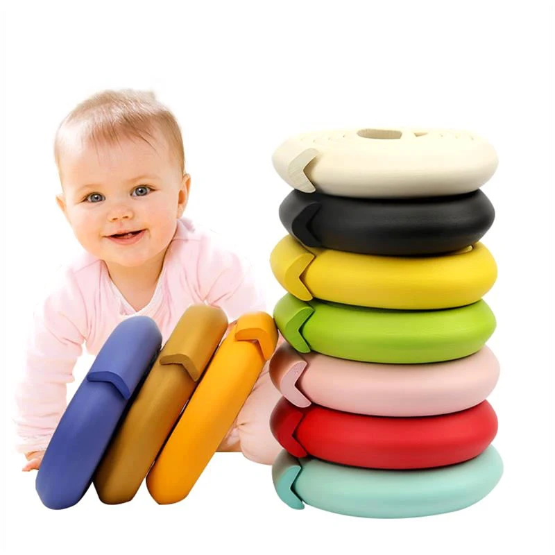 Protector-bordes para mesa de bebé, tira suave, forma L, 2 m - imagen 5