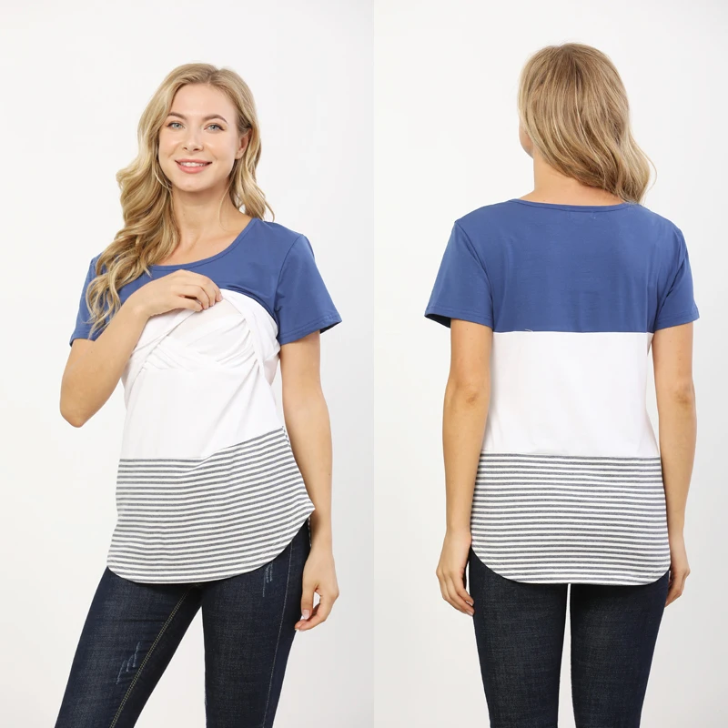 Camiseta de maternidad para lactancia en verano - imagen 2