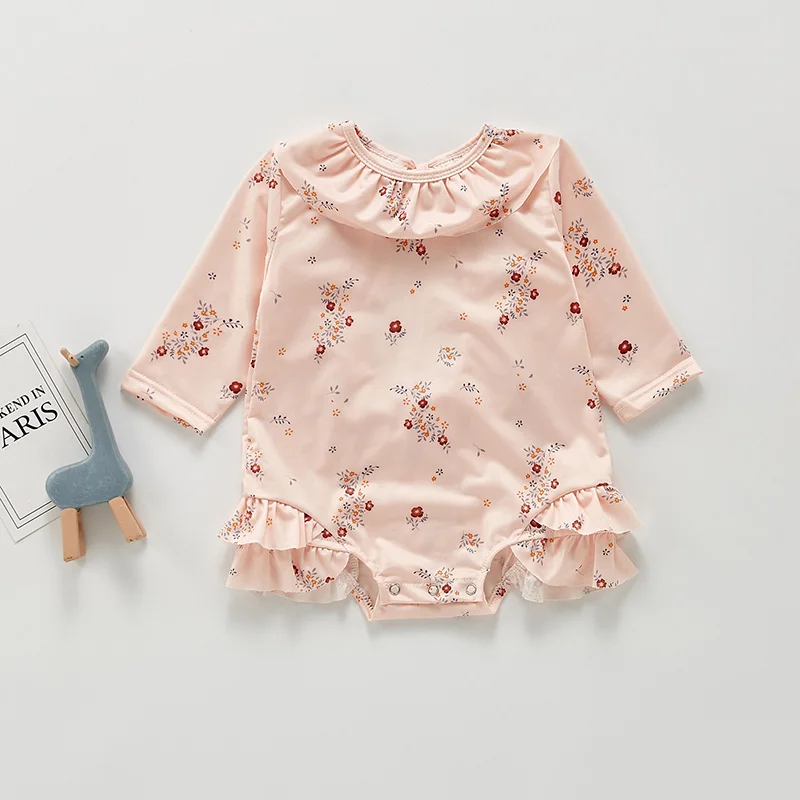 MILANCEL Traje de baño bebé niña estampado limón algodón – Verano - imagen 4