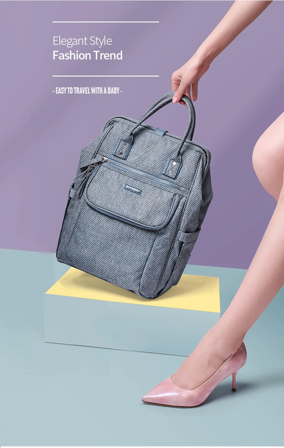 Mochila Sunveno en uso