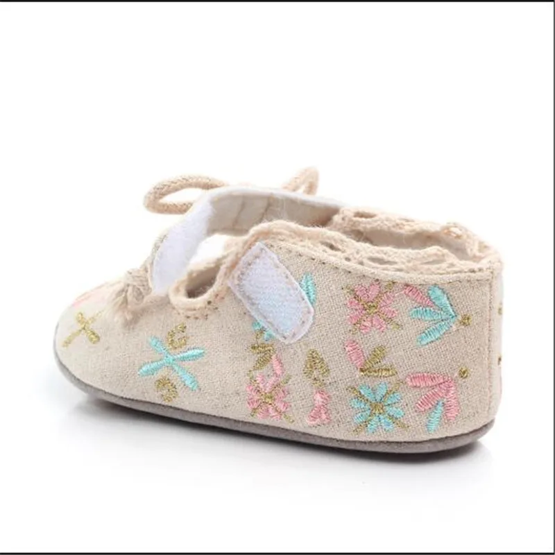 Zapatos de flores antideslizantes para bebé – Suela suave primeros pasos - imagen 5